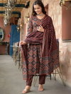 Maroon Colour Rayon Printed Kurti With Pant Dupatta Wholesale  Market In Surat With Price Aaradhna 2038